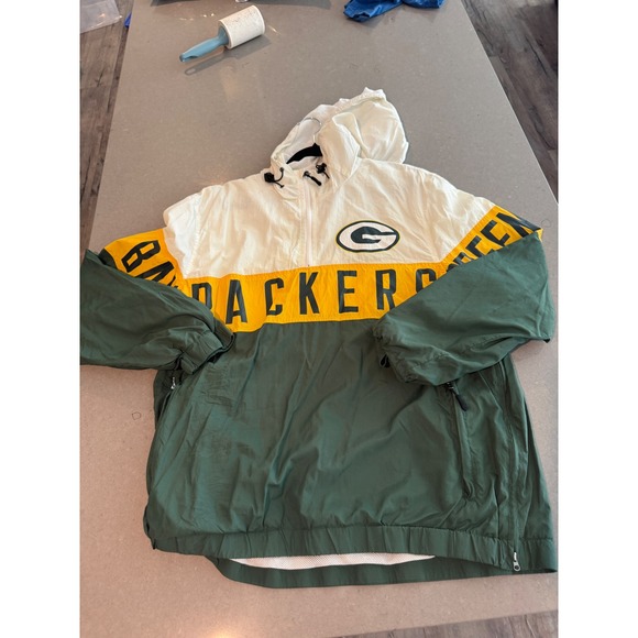 NFL Team Apparel Other - Green Bay Packers NFL‎ Team Apparel Windbreaker Jacket Men's Size L